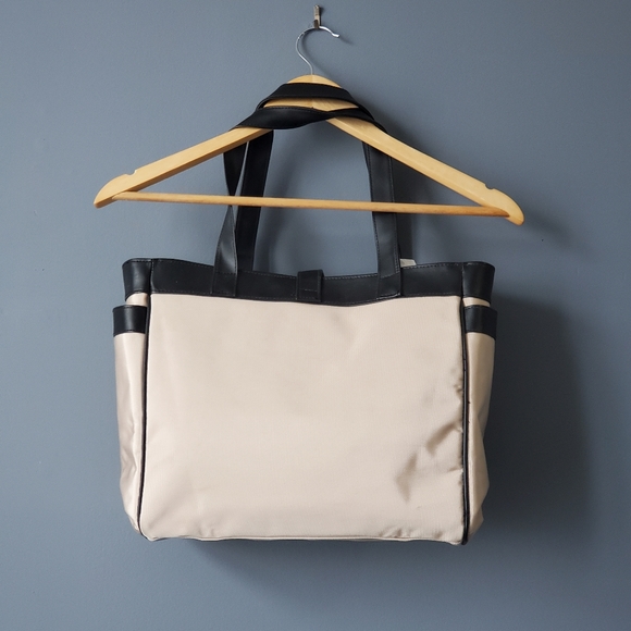 Calvin Klein Beige & Black tote BNWOT - Picture 2 of 5